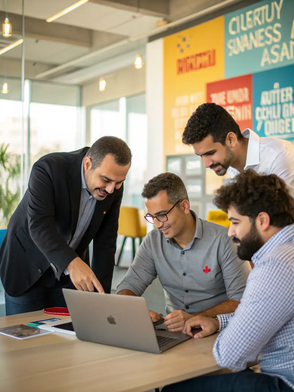An image of a mentor guiding a startup founder through a strategic planning session, emphasizing personalized mentorship.